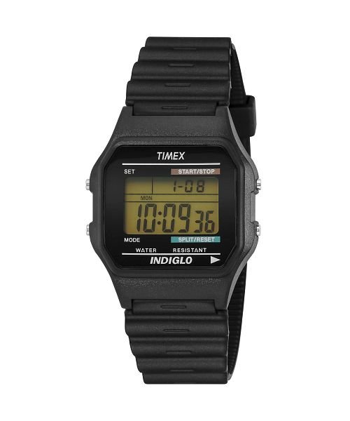 TIMEXS(タイメックス)/TIMEX(タイメックス) クラシッククロノアラーム TW2U84000(T75961) ユニセックス デジタル クォーツ 腕時計/ブラック