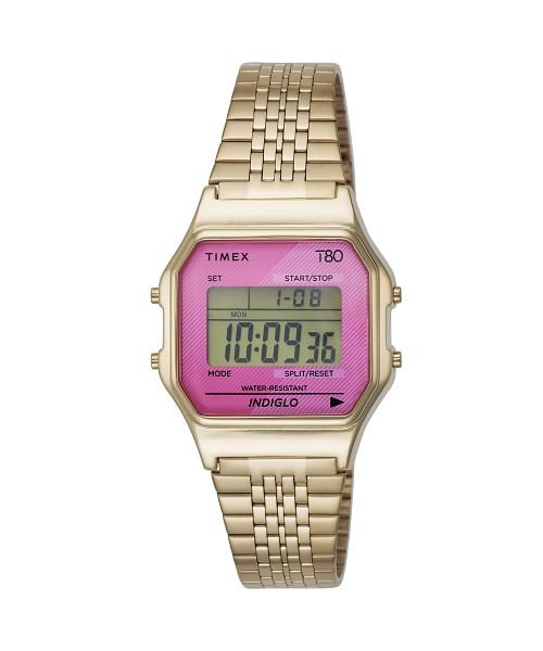 TIMEXS(タイメックス)/TIMEX(タイメックス) Timex80 TW2V19400 ユニセックス デジタル クォーツ 腕時計/ピンク