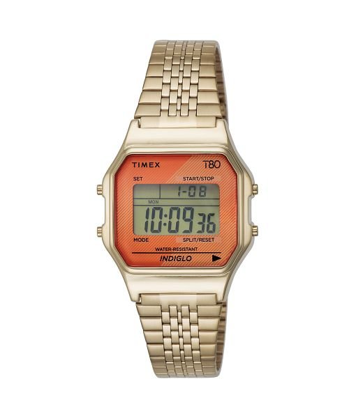 TIMEXS(タイメックス)/TIMEX(タイメックス) Timex80 TW2V19500 ユニセックス デジタル クォーツ 腕時計/オレンジ