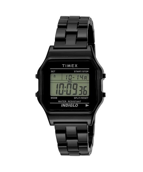 TIMEXS(タイメックス)/TIMEX(タイメックス) クラシックデジタルタイルコレクション TW2V20000 メンズ ブラック クォーツ 腕時計/ブラック