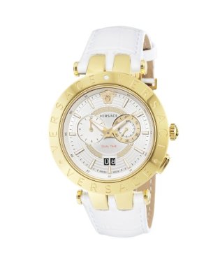 VERSACE/VERSACE(ヴェルサーチェ) V－RACEDUALTIME VEBV00319 メンズ ホワイト クォーツ 腕時計/505199087