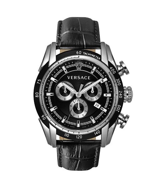 VERSACE(ヴェルサーチェ)/VERSACE(ヴェルサーチェ) V－RAY VEDB00118 メンズ ブラック クォーツ 腕時計/ブラック