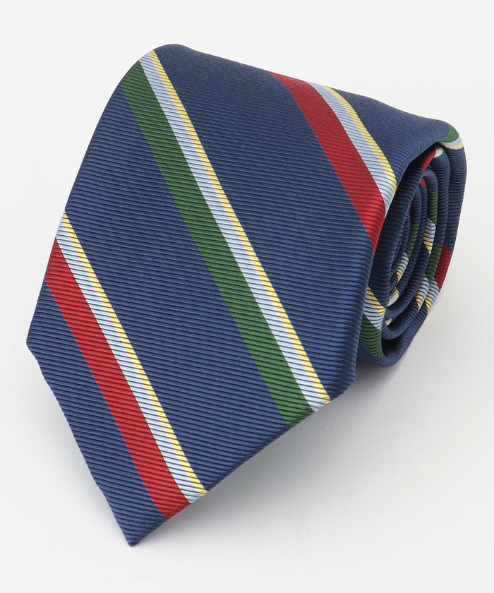 シルクツイルストライプ ネクタイ(505200059)｜HANKYU MEN'S