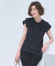 RUIRUE BOUTIQUE(ルイルエブティック)/レースセーラーカラーフレンチブラウス「T1124」/ブラック