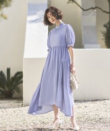 RUIRUE BOUTIQUE/ジレ付サイドプリーツワンピース「CU1107」/505200430