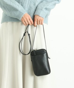 MK MICHEL KLEIN BAG/カウレザーウォレットミニショルダー/505202281