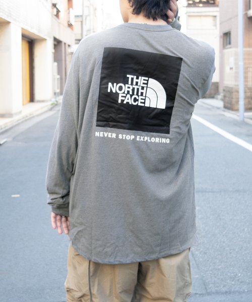 THE NORTH FACE(ザノースフェイス)/THE NORTH FACE ノースフェイス BOX NSE Tシャツ Lサイズ/グレー