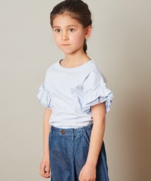 a.v.v(KID'S)/[100－130]フリルスリーブＴシャツ/505093619