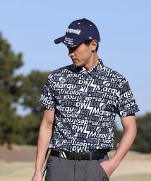 le coq sportif GOLF (ルコックスポルティフ（ゴルフ）)/マルチカラー半袖シャツ (吸汗速乾/ストレッチ/UV CUT(UPF30)【アウトレット】/ブラック