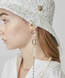 Chapeaud'O(Chapeaud’O)/Chapeau d' O  Chain&Beads Hat Clip/ホワイト