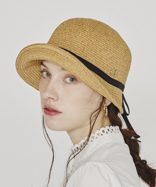 Chapeaud'O(Chapeaud’O)/Chapeau d' O  Silk Braid Breton/ベージュ