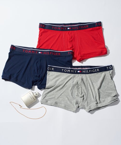 TOMMY HILFIGER(トミーヒルフィガー)/【TOMMY HILFIGER / トミーヒルフィガー】LUXE STRETCH ボクサーパンツ3枚セット 09T4102 3PK ギフト プレゼント 贈り物/その他1