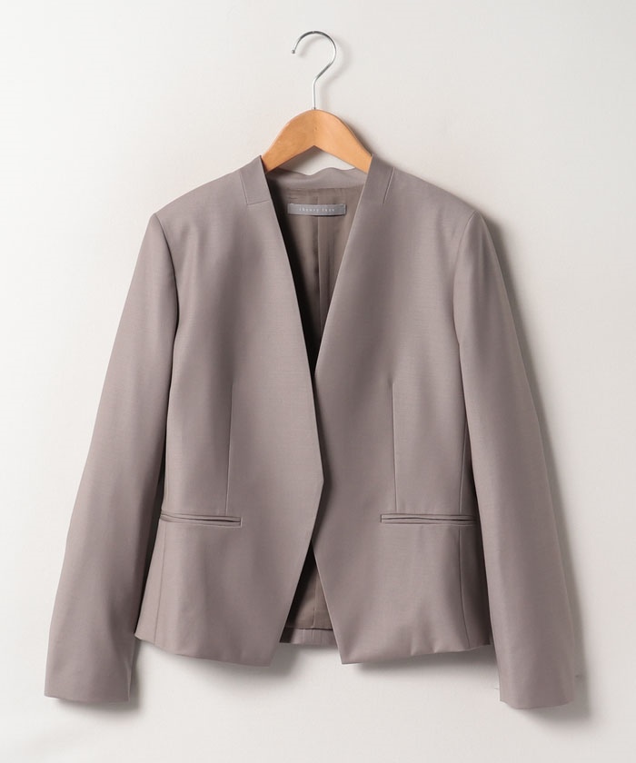 theory luxe ノーカラージャケット Executive Donna3 | labiela.com