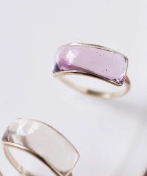 collex(collex)/【Elodie Pavie】 Rectangle Ring K24GP 13号/ライラック