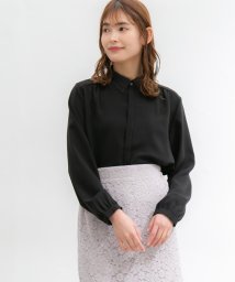 Honeys(ハニーズ)/衿刺繍ブラウス/ブラック