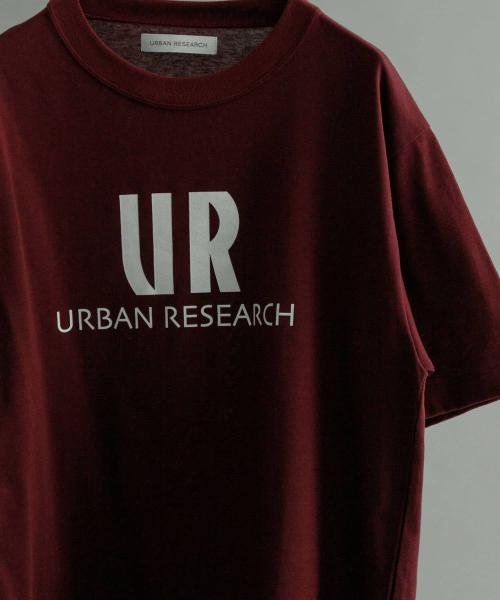 URBAN RESEARCH(アーバンリサーチ)/UR ロゴTシャツ/BURGUNDY