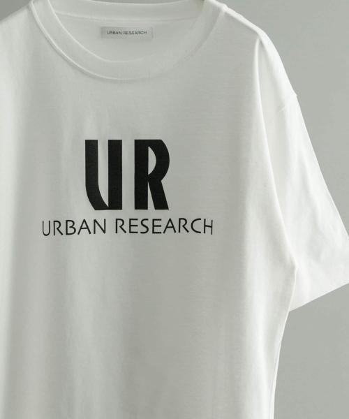 URBAN RESEARCH(アーバンリサーチ)/UR ロゴTシャツ/WHITE/BK