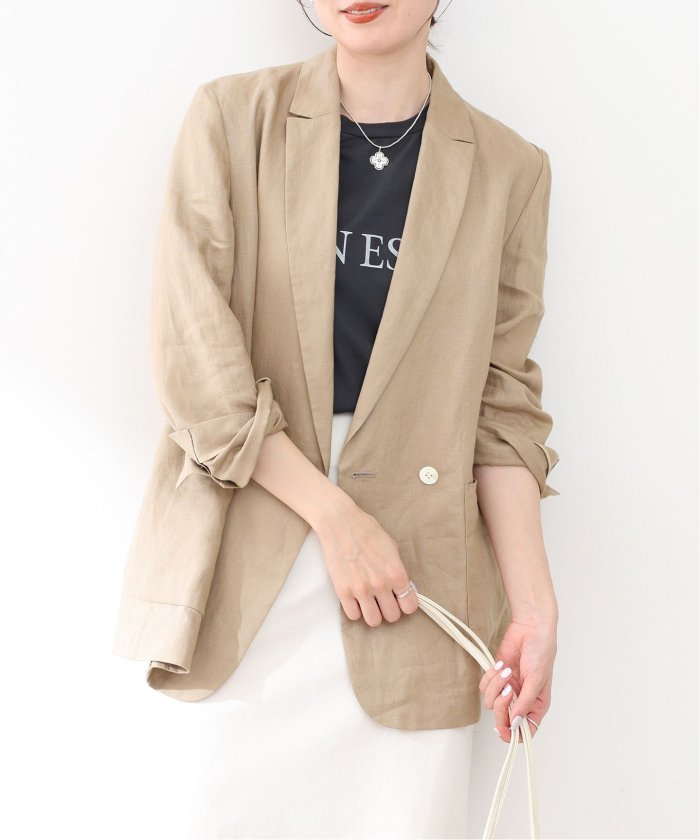 ットに IENA - 7/4まで□新品タグ付き□イエナ ドライリネンジャケット