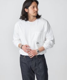 SHIPS MEN/*SHIPS: STYLISH STANDARD ミニロゴ 刺繍 ポケット ロングスリーブ Tシャツ/505205905