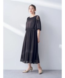 YECCA VECCA/レース×シフォンドレス/505206704