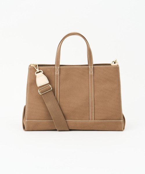 russet(ラシット)/《SHOPPER》トートバッグ M【キャンバス】(CE－242)/モカ