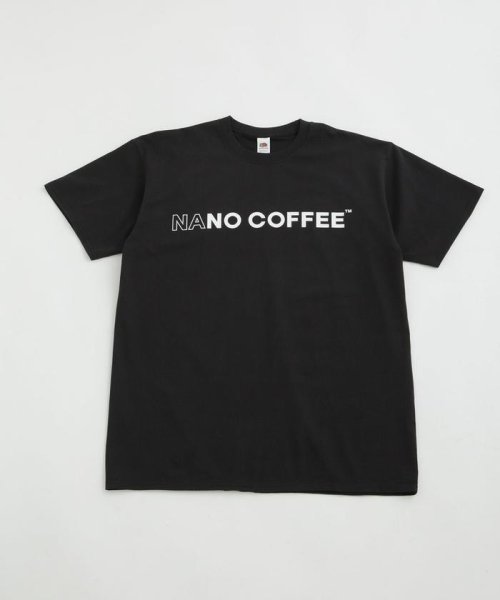 nano・universe(ナノ・ユニバース)/NO COFFEE/別注 Tシャツ/ブラック