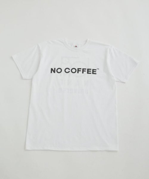 nano・universe(ナノ・ユニバース)/NO COFFEE/別注 Tシャツ/ホワイト