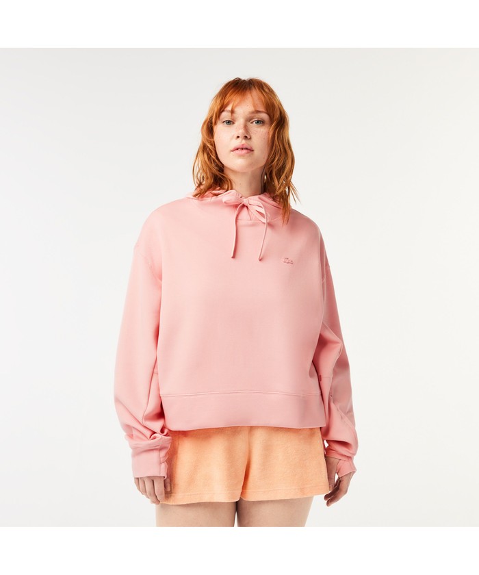 ワイド&クロップドフードスウェット(505173091) | ラコステ(LACOSTE