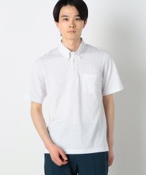 COMME CA ISM MENS/吸水速乾 カノコ ドットプリント ポロシャツ/505179480