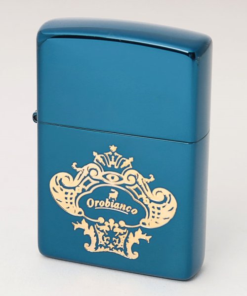 Orobianco（Smoking tool）(オロビアンコ（喫煙具・メタル革小物）)/ORZ－003 BL ZIPPO/BLUE