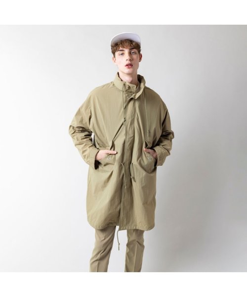 オーバーサイズミリタリーコート アウター ステンカラーコート ZYX2018745343(15315円)