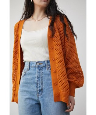 AZUL by moussy/MESH KNIT CARDIGAN/505207057
