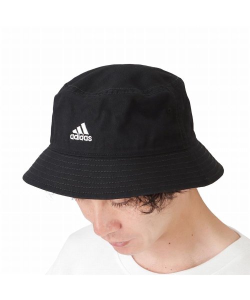 MAC HOUSE(men)(マックハウス（メンズ）)/adidas アディダス オーガニックコットン バケットハット 117－111701/ブラック