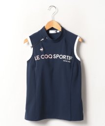 le coq sportif GOLF (ルコックスポルティフ（ゴルフ）)/カップ付きノースリーブシャツ (吸汗速乾/UV CUT(UPF50+)【アウトレット】/ネイビー