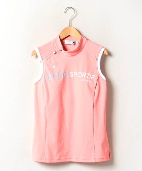 le coq sportif GOLF (ルコックスポルティフ（ゴルフ）)/カップ付きノースリーブシャツ (吸汗速乾/UV CUT(UPF50+)【アウトレット】/ピンク