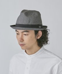 OVERRIDE(OVERRIDE)/OVERRIDE  PAPER CLOTH FEDORA/グレー