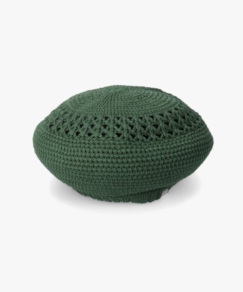 OVERRIDE(OVERRIDE)/OVERRIDE  OGC KUFI KNIT BERET/グリーン