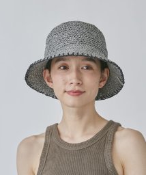 OVERRIDE(OVERRIDE)/OVERRIDE  PAPER CROCHET BUCKET HAT/ダークグレー