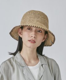 OVERRIDE(OVERRIDE)/OVERRIDE  PAPER CROCHET BUCKET HAT/ベージュ