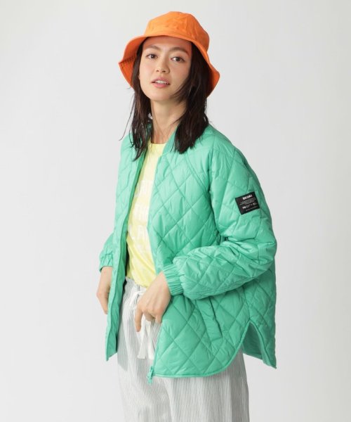 ECOALF WOMEN(ECOALF WOMEN)/ARVON キルテッド アウター / ARVON JACKET WOMAN/グリーン