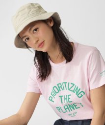 ECOALF WOMEN(ECOALF WOMEN)/AMAZONAS メッセージ Tシャツ / AMAZONAS T－SHIRT WOMAN/ピンク