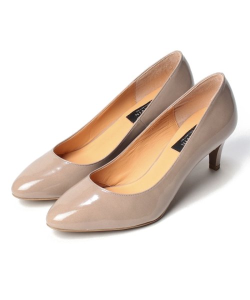ラウンドトゥプレーンパンプス 
