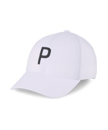 PUMA(PUMA)/ユニセックス ゴルフ ストラクチャード P キャップ/WHITEGLOW-PUMABLACK