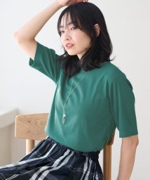 anyFAM(anyFAM)/【UVケア・接触冷感】コンパクトクルーネックＴシャツ/グリーン