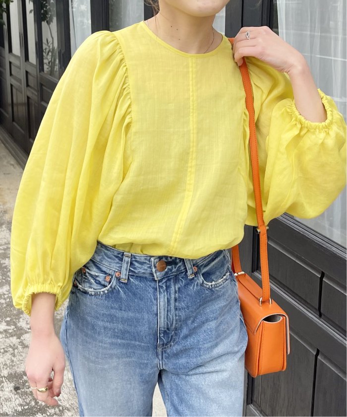 ボリュームスリーブラミーブラウス(505210582) | スピック＆スパン