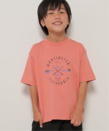 ikka kids(イッカ　キッズ)/USAコットン サーフテイストプリントTシャツ（120〜160cm）/レッド