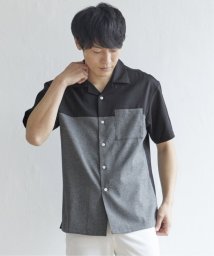 ikka(イッカ)/バイカラーオープンカラーシャツ/その他系1