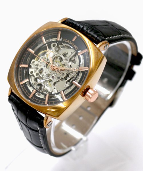 SP(エスピー)/ATW自動巻き腕時計 ATW043－GDBK メンズ腕時計/ゴールド系