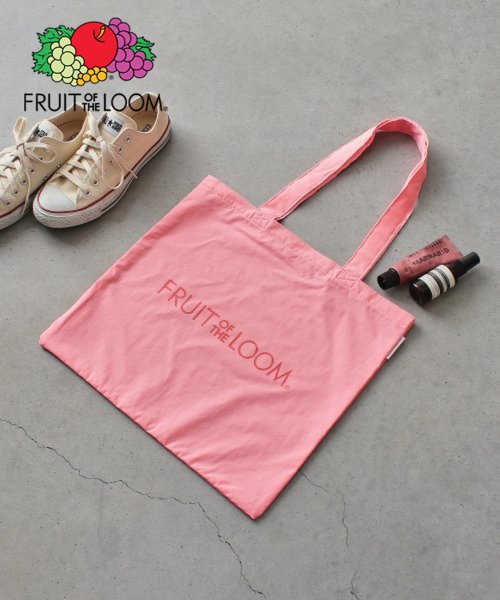 FRUIT OF THE LOOM(フルーツオブザルーム)/Fruitof the Loom ASSORTED FRUITS TOTE BAG/ピンク