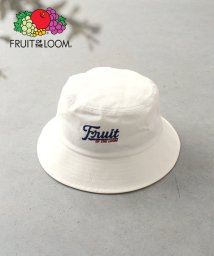 FRUIT OF THE LOOM(フルーツオブザルーム)/Fruit of the Loom EMBROIDERY BUCKET HAT type C/ｵﾌﾎﾜｲﾄ